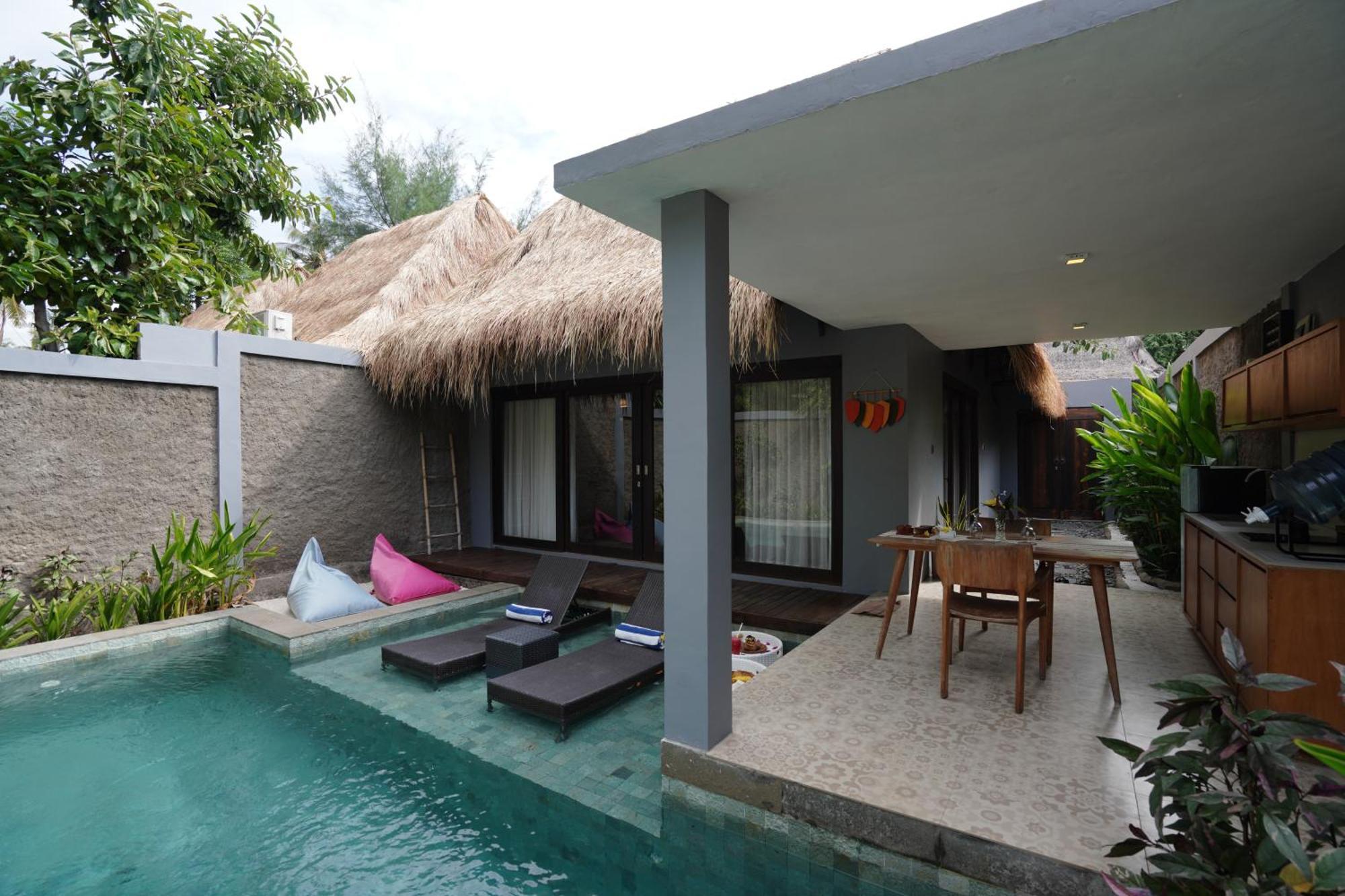 A Villa Gili Air Ngoại thất bức ảnh
